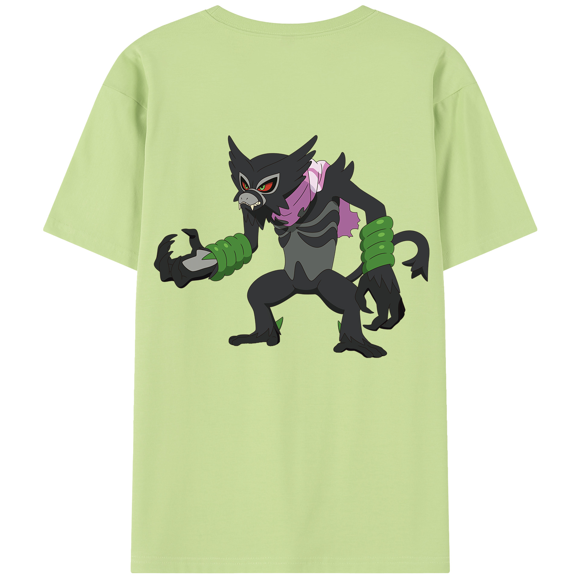 （画像用） ポケットモンスター Pokémon 綿100％半袖Tシャツ（背面プリント）